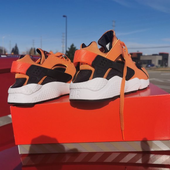 NIKE AIR HUARACHE HOT CURRY / ORANGE - BLACK - Picture 4 of 4